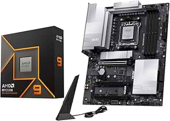 Amazon.com: MICRO CENTER AMD Ryzen 9 9900X CPU Processor with MSI