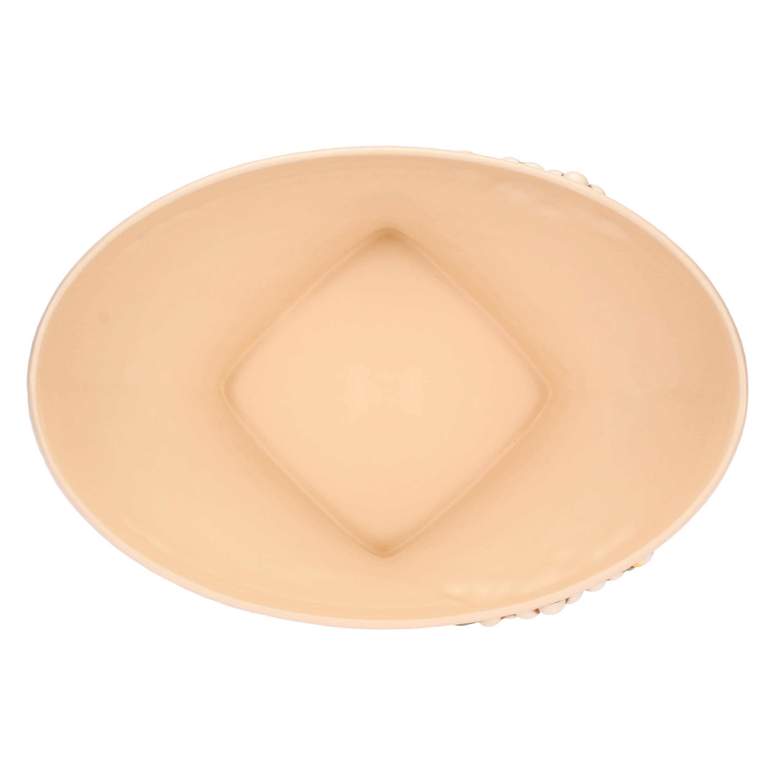 THUN - Centrotavola - ceramica - Collezione Country Bloom - 38 x 24,7 x 17,1 cm