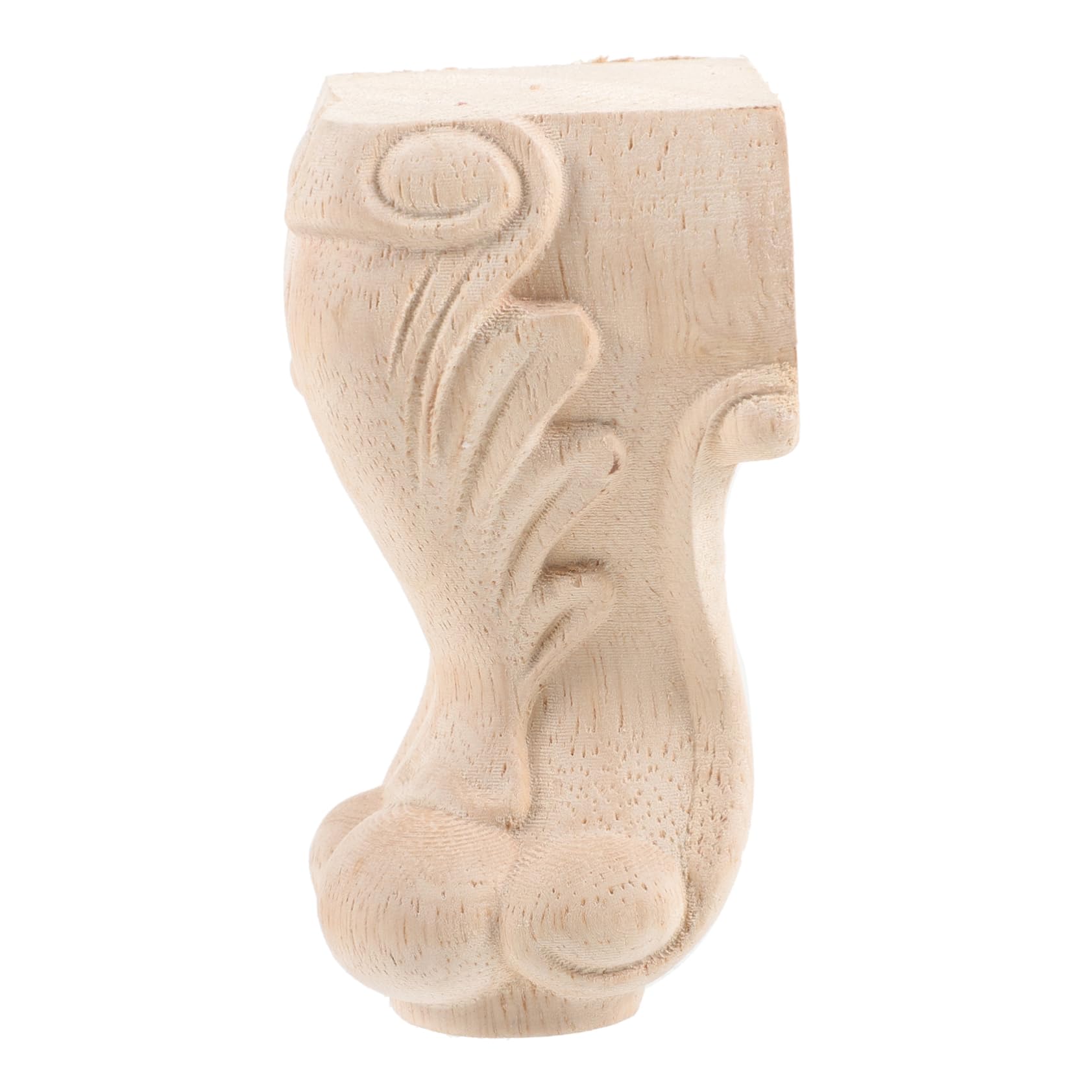 VILLCASE 5 Pezzi Gambe di mobili in legno massiccio gambe di ricambio per mobili cenare vita piedini per mobili piede estensori piedi per mobili gamba del mobile Gambe della sedia di legno