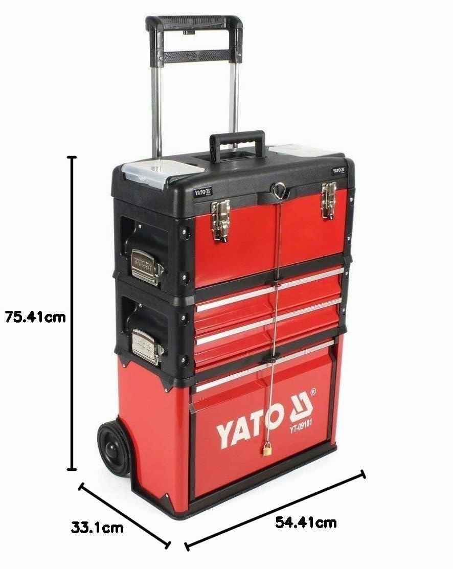 YATO YT-09101 - caja de herramientas carro compone de 3 partes
