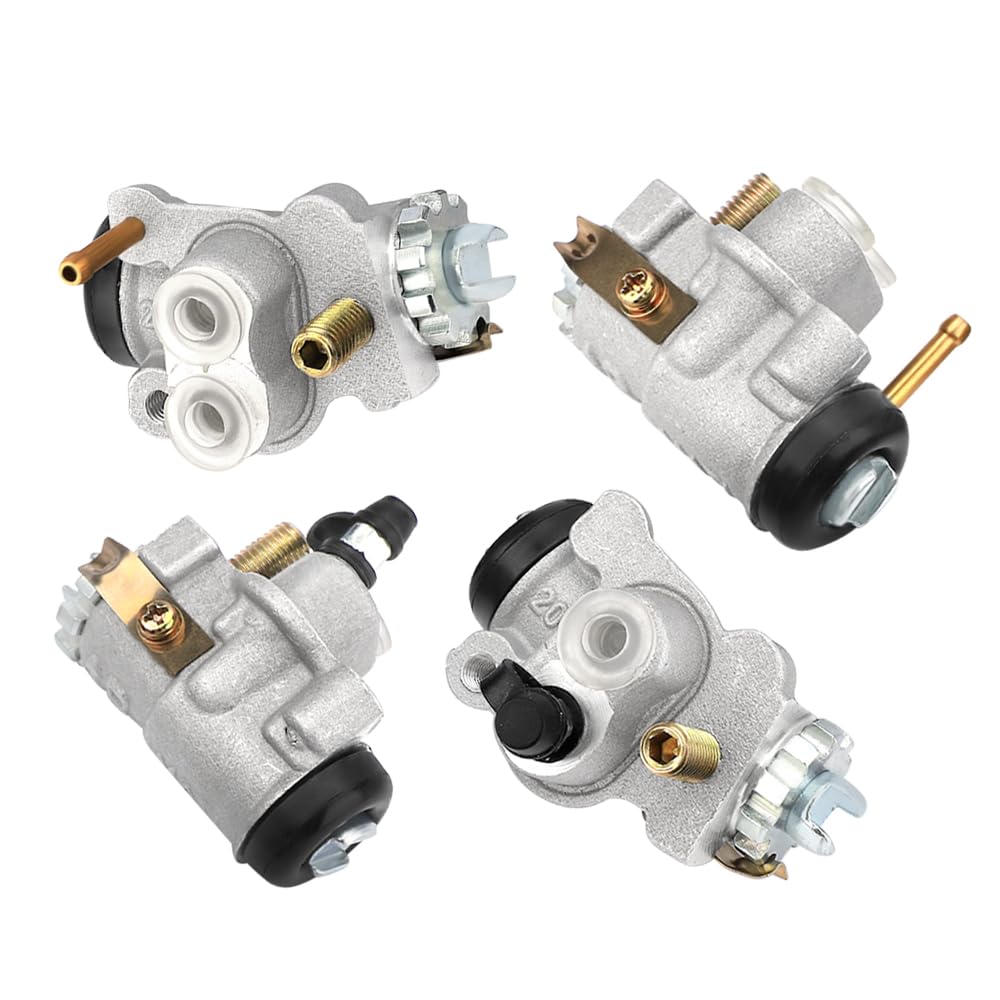 Vordere Radbremszylinder links und rechts (alle vier) passend für Honda TRX350 Fourtrax Rancher 350 2000–2003 TRX300FW Fourtrax 300 4X4 1988 1990–2000