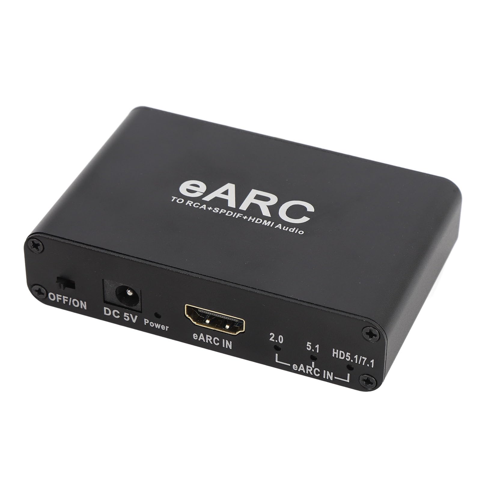 Earc Arc Sound Extractor, Convertitore Audio Earc in Adattatore di Estrattore Audio Aux Ottico Aux Ottico HDMI, per L'amplificatore di Altoparlanti TV a Soundbar