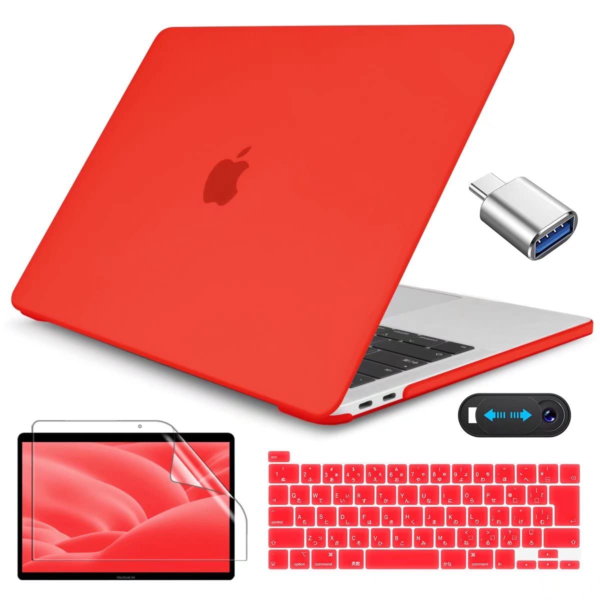 Amazon.co.jp: CISSOOK MacBook Pro 13 インチ カバー 赤色 2020
