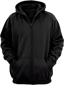 Moletom com Zíper Liso Sem Estampa Blusa de Frio Com Capuz Casaco Fechado Flanelado em Algodão Aberto Unissex Feminino Masculino Blusão