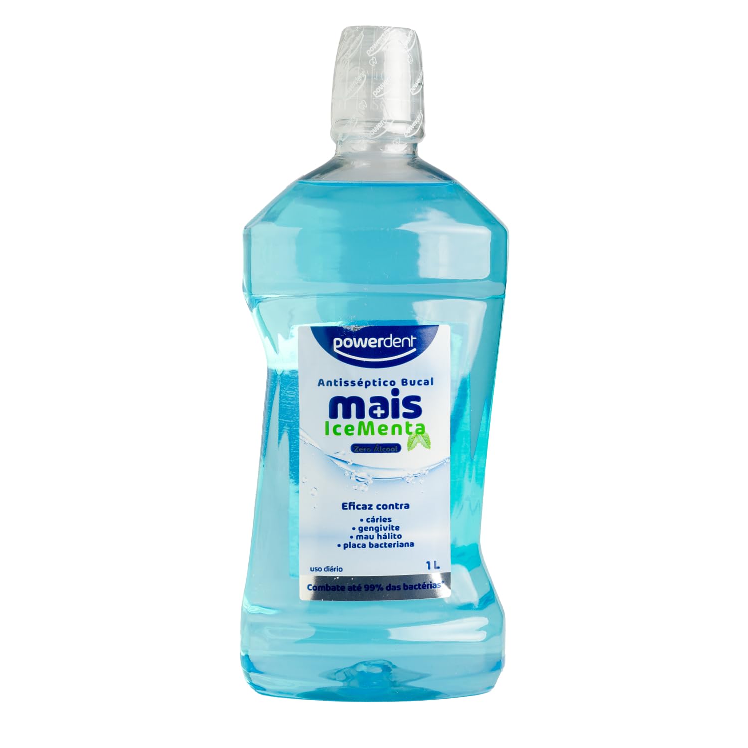 ANTISSEPTICO BUCAL POWERDENT MAIS ICE MENTA 1L ZERO ALCOOL