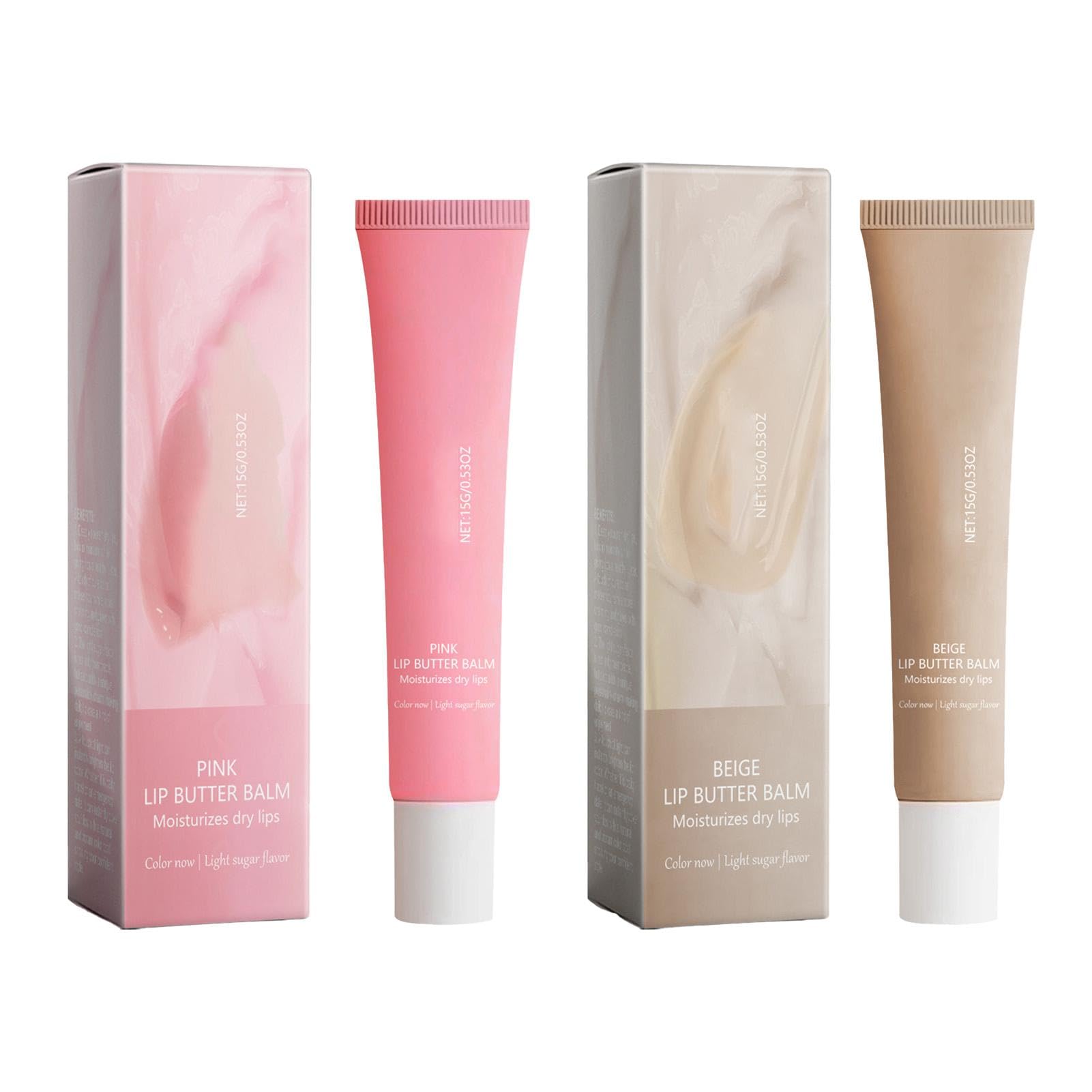 Su-m-mer Fridays Lip Balms,Natural Moisturizing Lip Moisturizing Balm 15g,2 Pack/Set Lip Butter Balm Natural Lip Balm Masque Lip Balms & Moisturizers, Lip Care For Dry Lips Chapped Lips