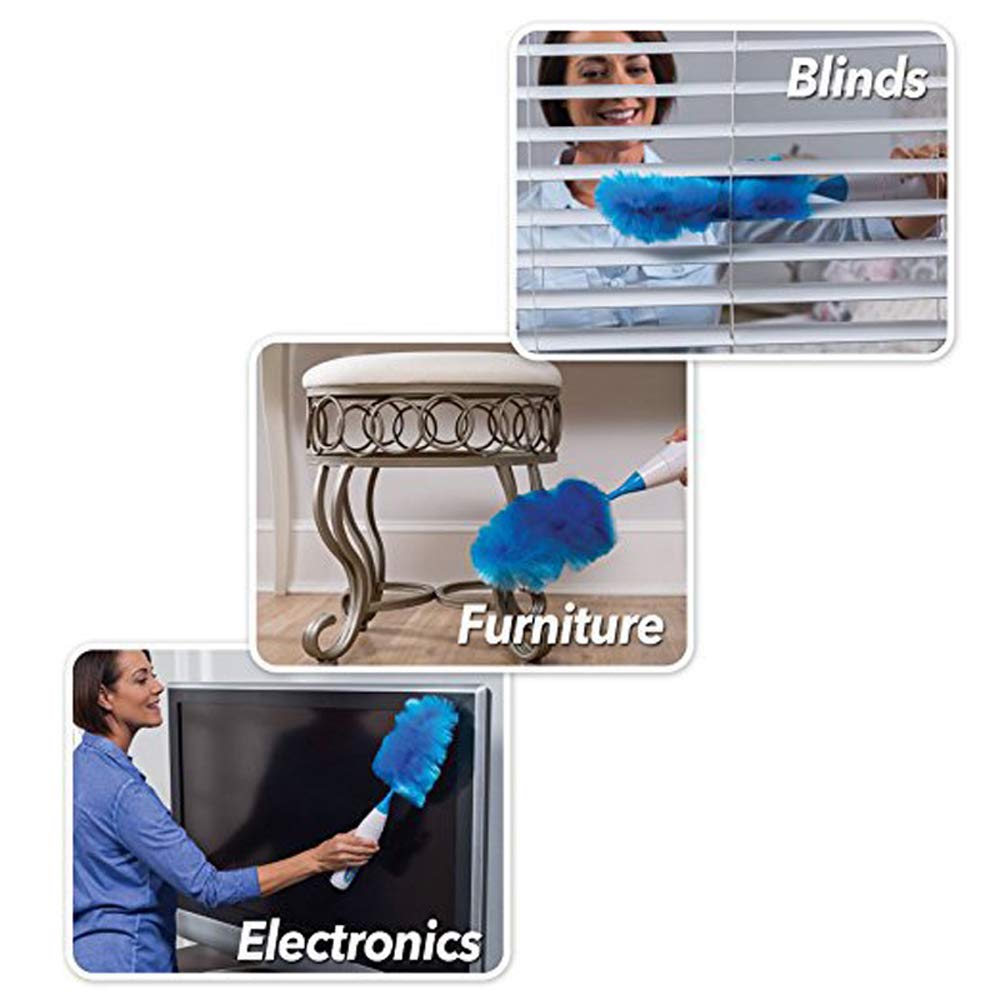 Walant Electric Duster, 360° Spin Duster Motorised Dust Battery