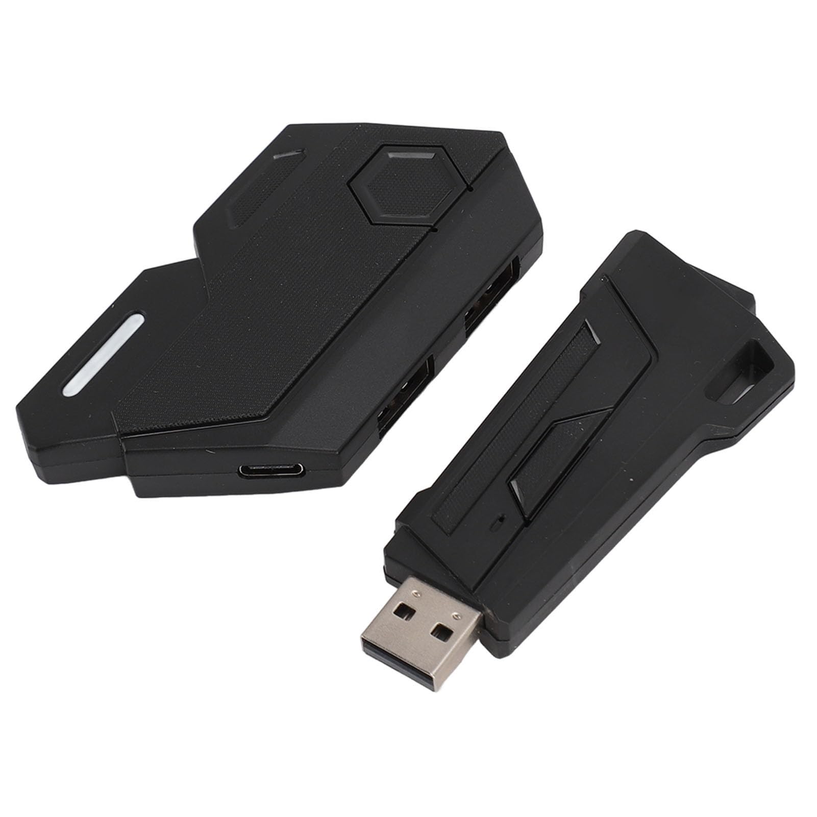 Cuifati Convertitore USB Plug and Play Tastiera Mouse per Serie, Adattatore per Controller di Gioco a Bassa Latenza, di Rete con un, Controllo Preciso per i Giochi