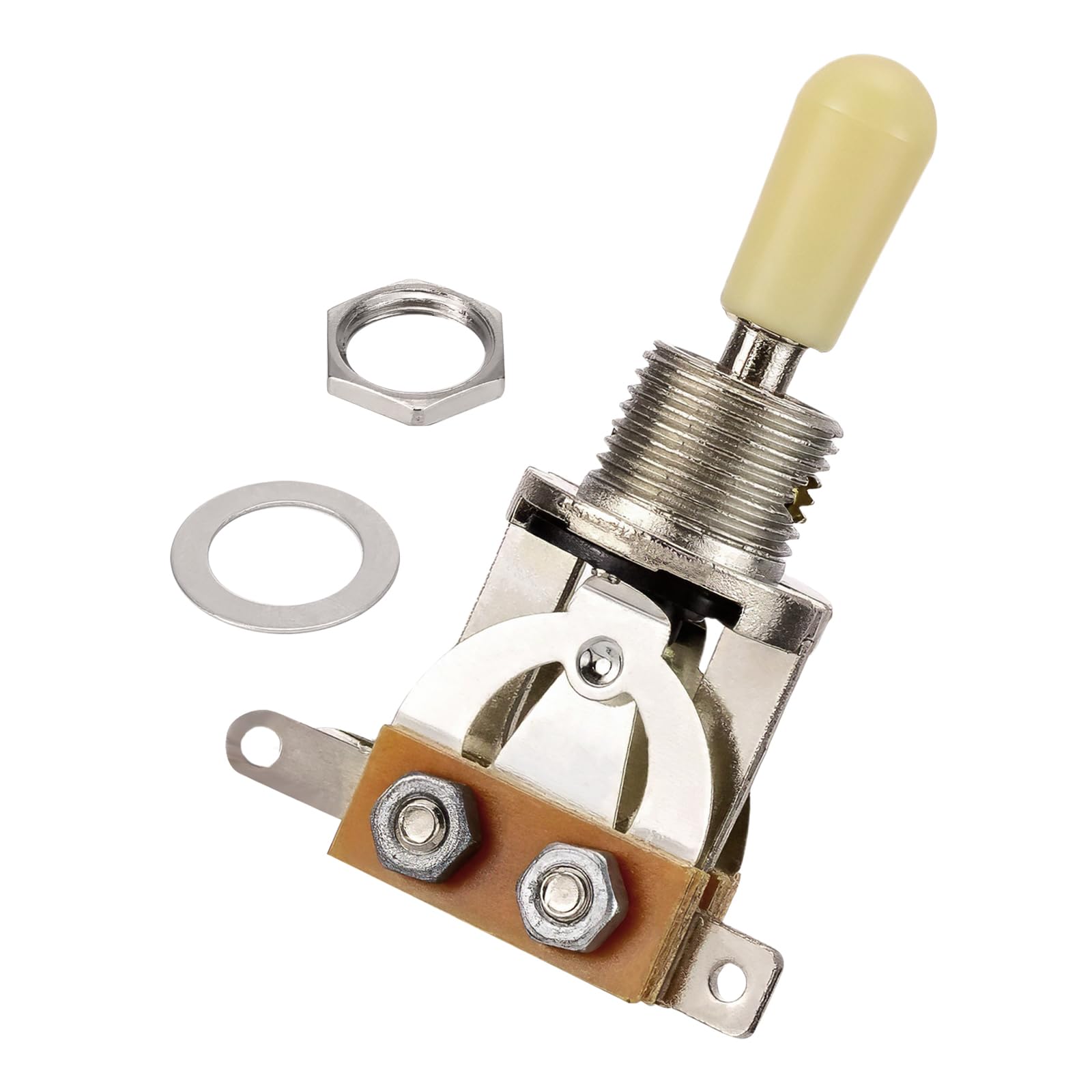 Amazon.com: Chrome 3 Way Electric Guitar Pickup Toggle Switch with