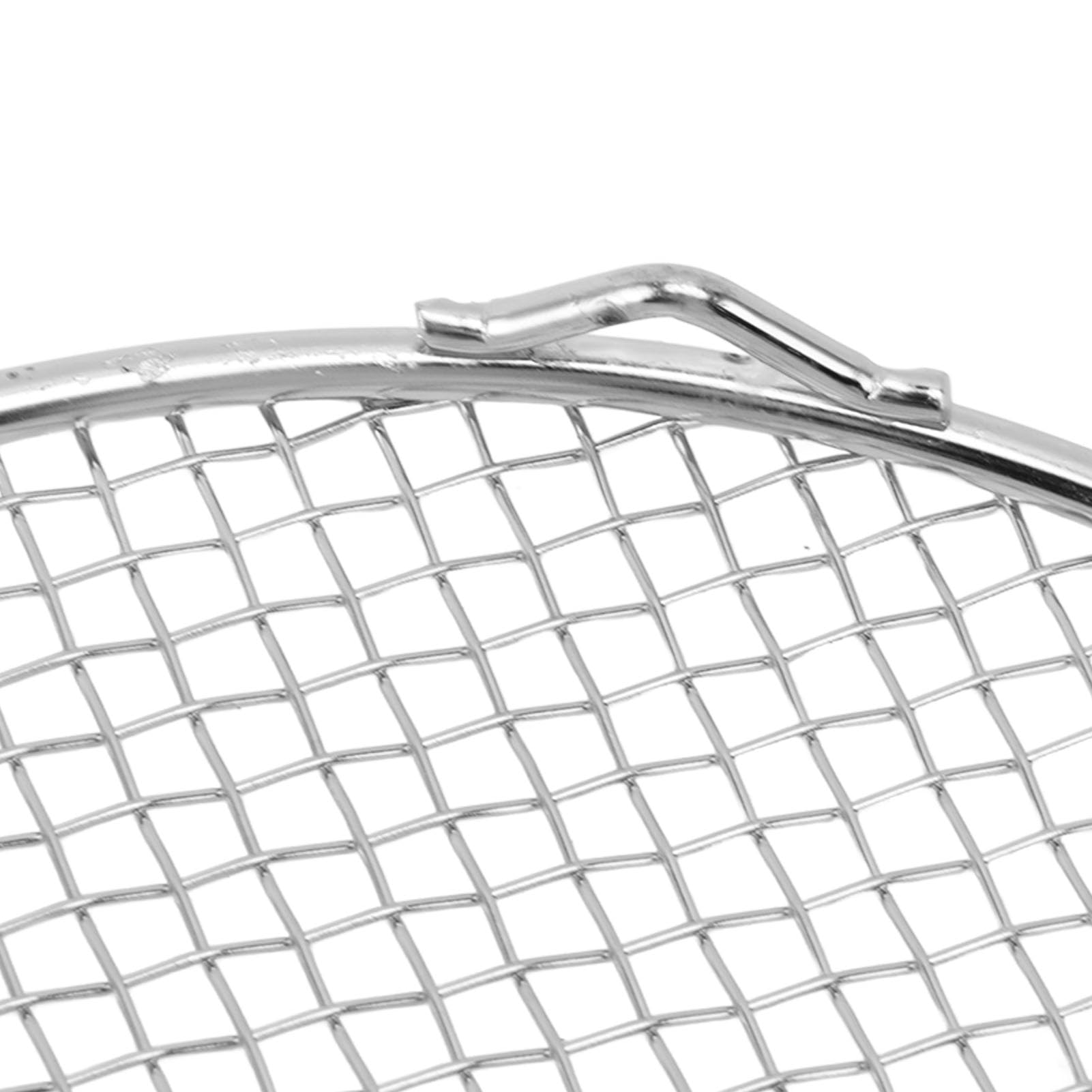 Grille de Cuisson Antiadhésive en Acier Inoxydable, Rond 16 cm, Allant au Four
