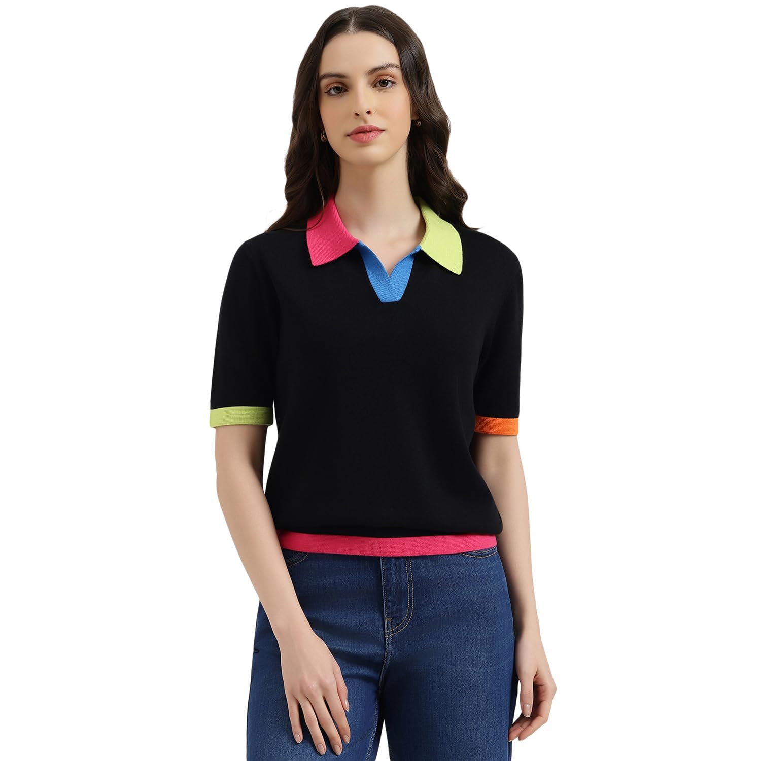 united colors of benetton Johny Collar Solid T-Shirt-picture-33