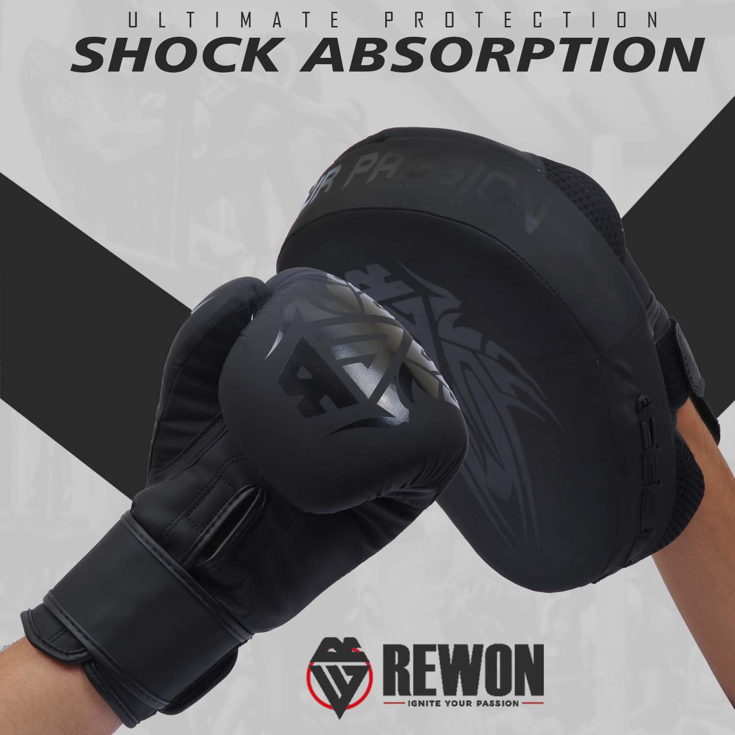 Colpitori Boxe Muay Thai Kick boxing Arti Marziali Pad Focus Pads per Adulti Pelle GripScudo a Colpi Target Mitt per Karate Taekwondo Kickboxing MMA Sparring
