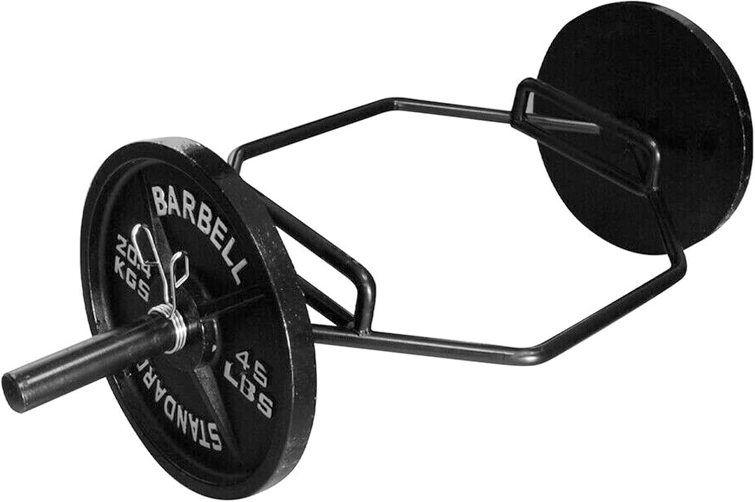 Hex Bar Weights Set Olympic Weight Plates Set for Deadlift Weightlifting Bodybuilding 2 Inch Hexagon Trap Bar with Weights for Exercise & Fitness Home Gyms