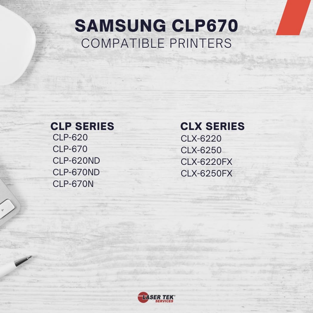 Compatible CLP-670 CLT-K508L Toner Refill Kit – Refills CLP-670 (CLT-K508L) Toner Cartridges – Works with Samsung CLP-620ND, CLX-6220FX, CLX-6250FX Printers – Black (1-Pack, 5,000 Pages) – by Laser