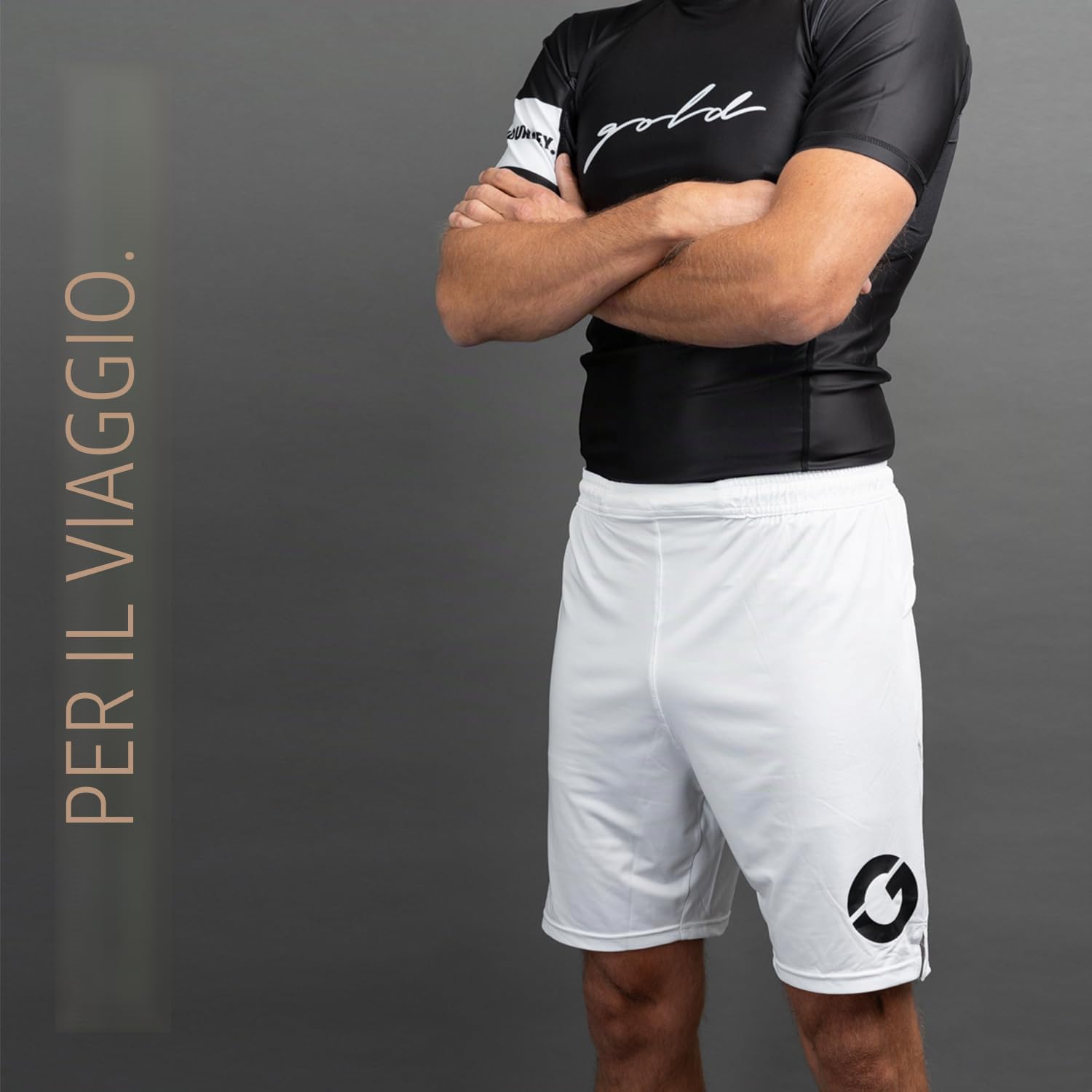 Gold BJJ Pantaloncini da Jiu Jitsu, approvati dall'IBJJF, per Grappling, MMA, Wrestling, Muay Thai e boxe