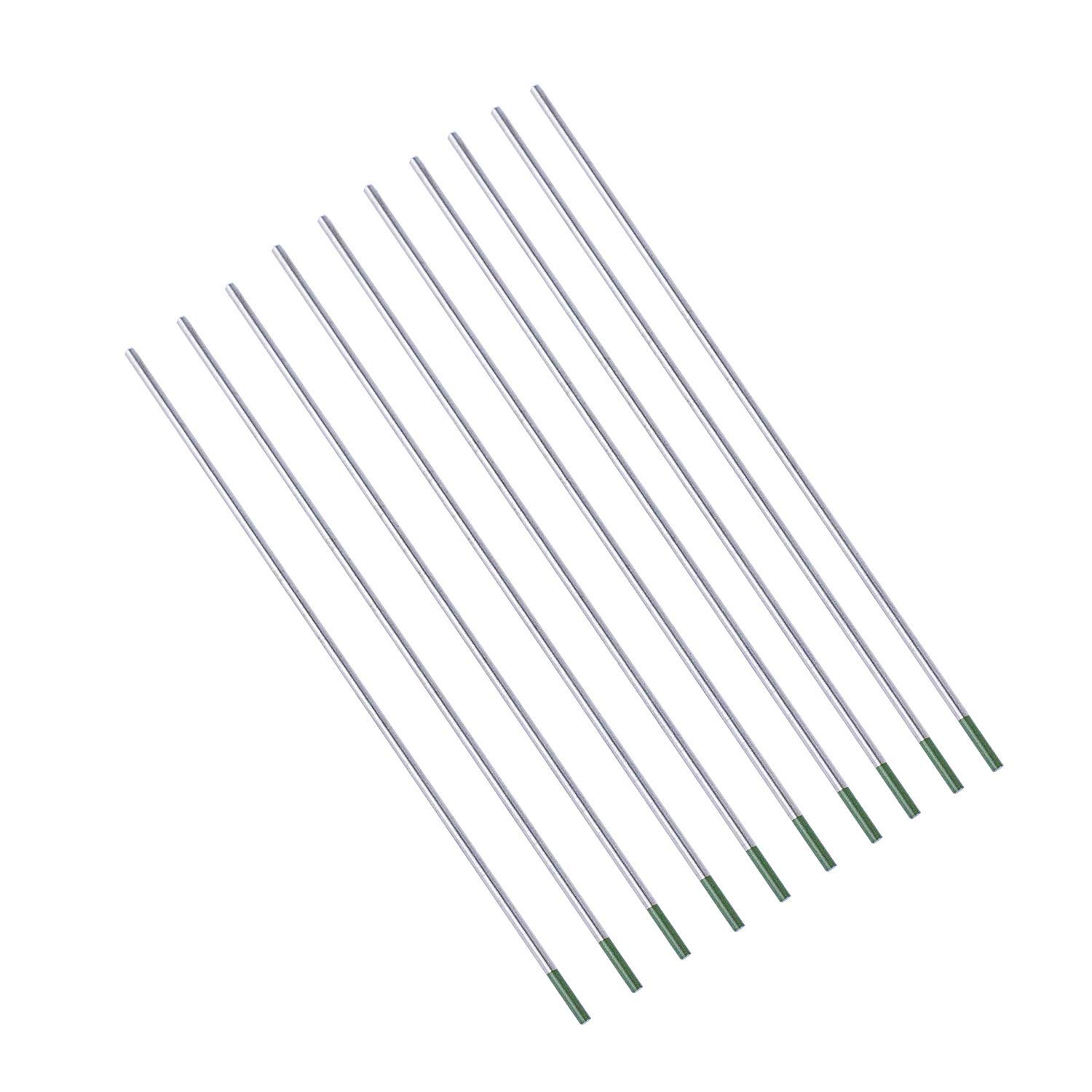 SenTECH TIG elektrody wolframowe WP (zielone) 1,0 x 175 mm po 10 sztuk w opakowaniu