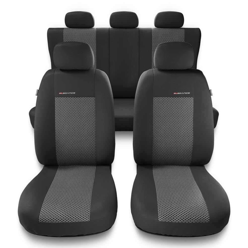 Mossa Fundas Asientos Coche aptas para Renault Clio 1998-. UNE-2 | II, III, IV, V - Sport Tourer, Hatchback