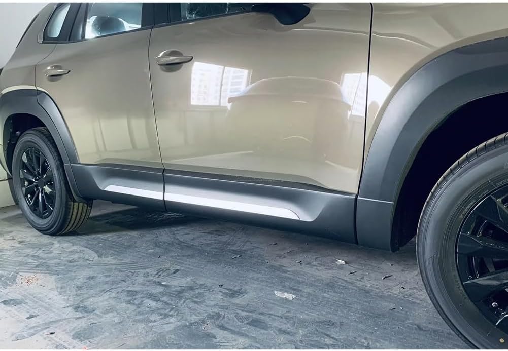 Beautost Fit for Mazda CX-50 CX50 2024 2025 Body Side Door Lower Molding Trim Cover Silver Matte