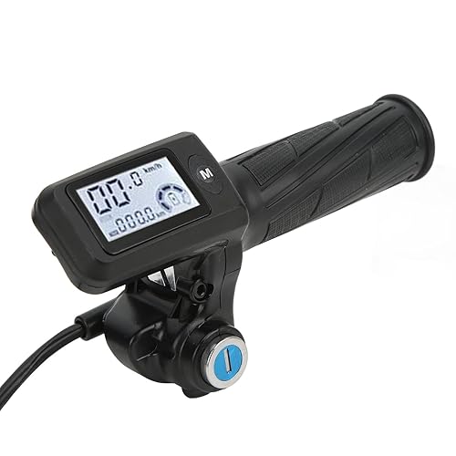 Miniatura 4 de FOUF Kit de motor eléctrico de CC sin escobillas de 36 V, 48 V, 350 W, panel LCD, kit de controlador de motor sin escobillas, agarre del acelerador