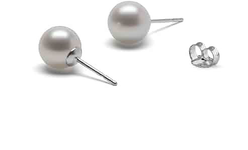 Amazon.com: HinsonGayle AAA Handpicked 7.5-8.0mm White Round