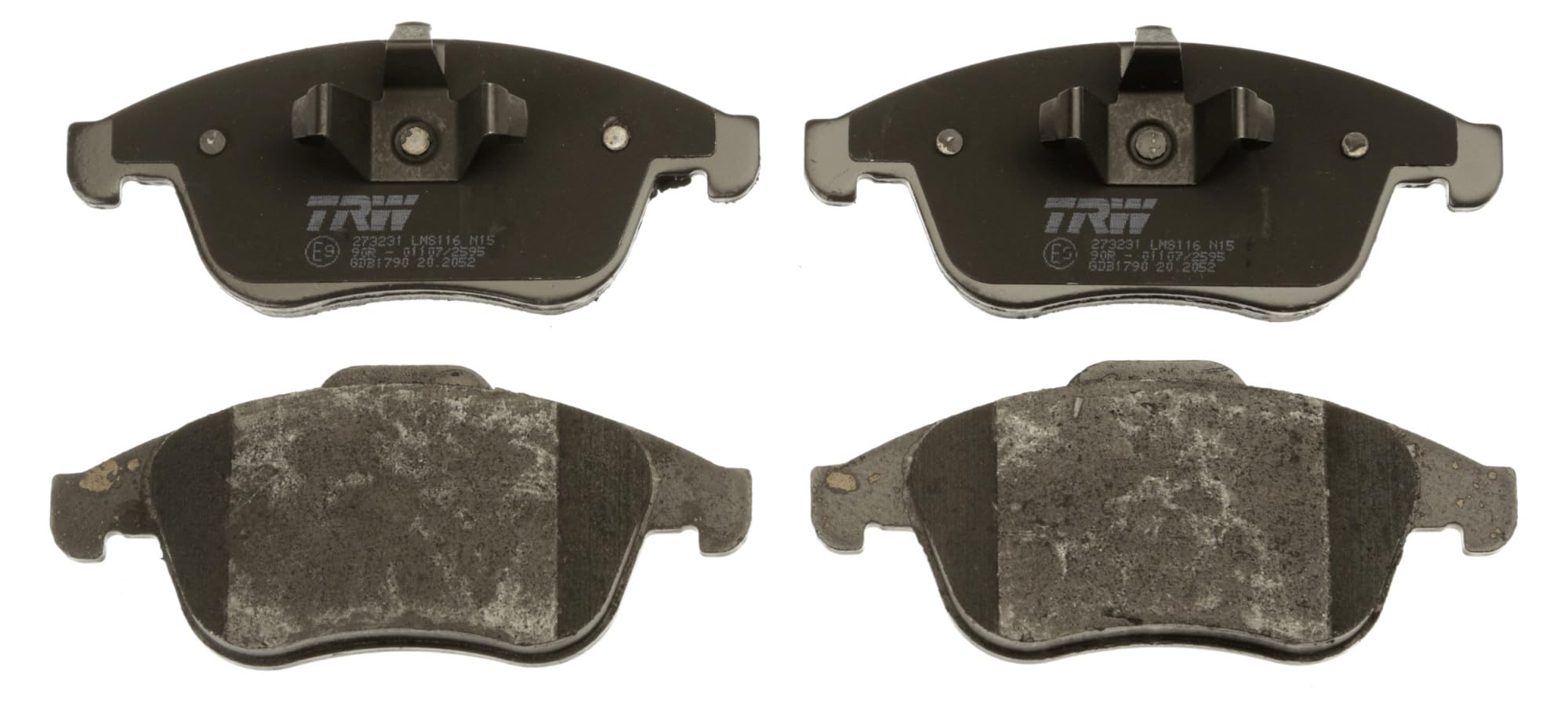 Brake pads GDB1790 TRW for RENAULT MEGANE III Hatchback MEGANE III Grandtour