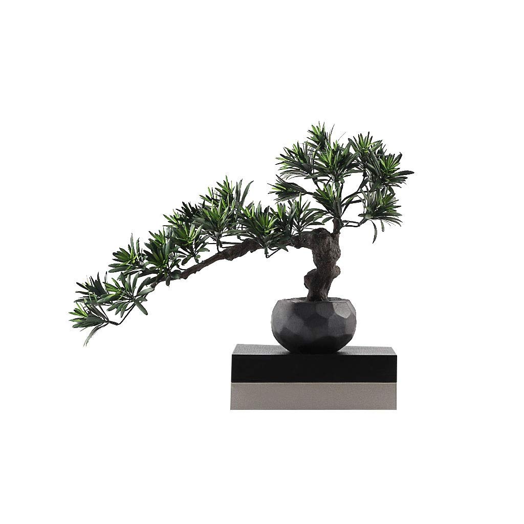 IUokLU Chic Antique Vase Zen Simulation Tree Outdoor Garden Home Office Decoration Simulation Tree Fake Plant Artificial Bonsai