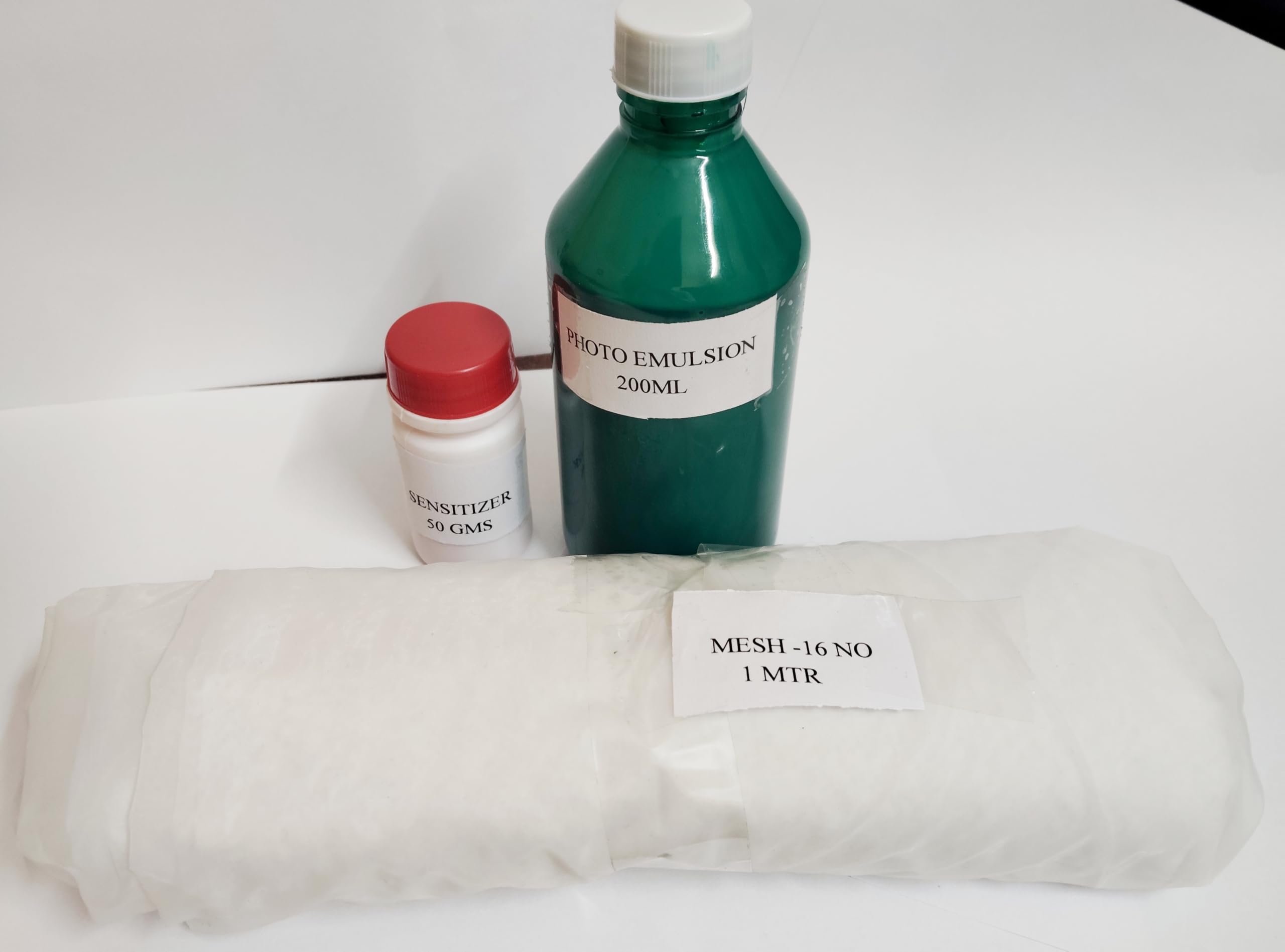 Grow and Write Screen Printing -Photo Emulsion-200ml, Sensitizer-50gms, 16 no Mesh-1 mtr-image-42