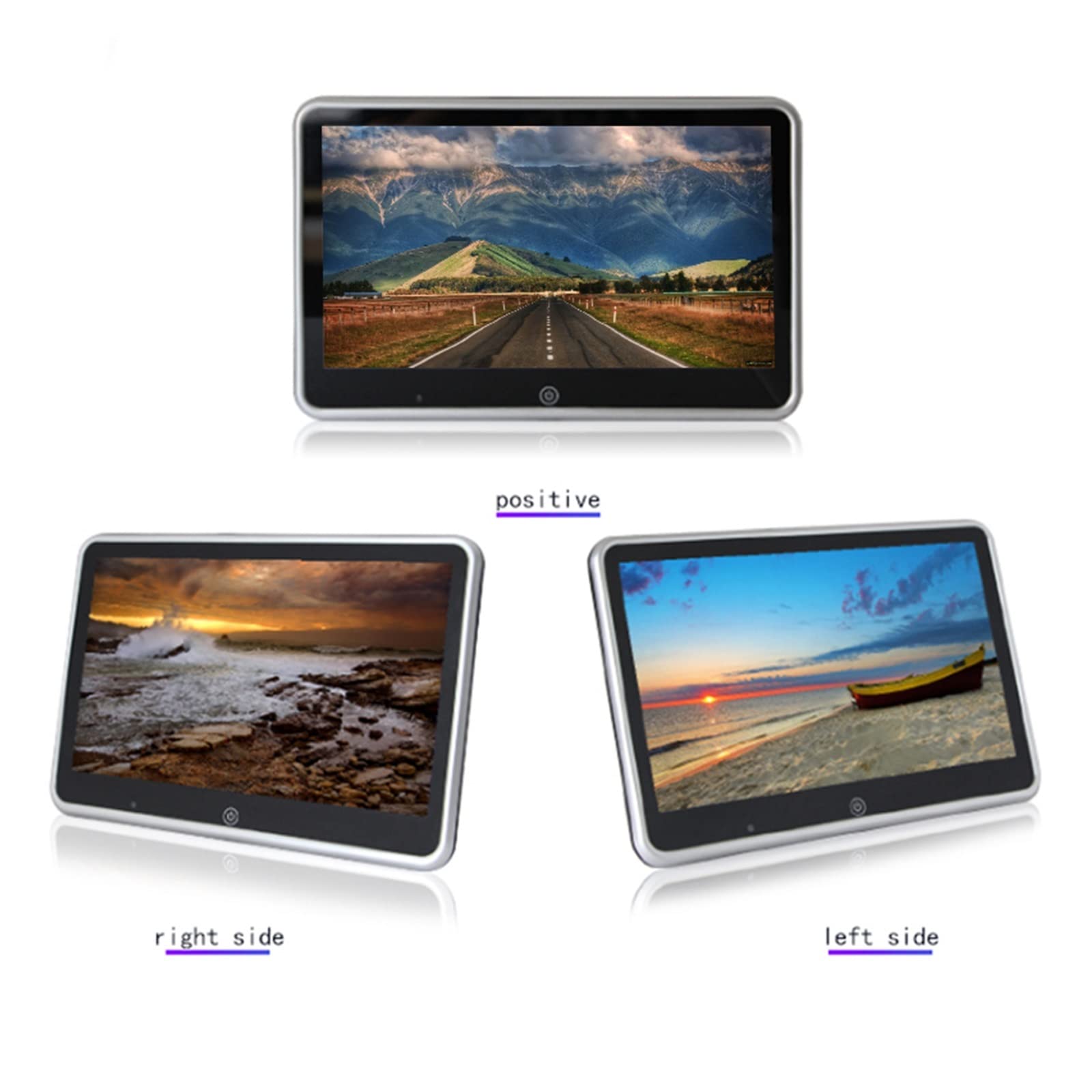 11.6 Pouces Voiture TV Appui-tête Moniteur 1080P HD LCD écran Tactile siège arrière Affichage lecteurs vidéo BT/FM/USB/TF/Link(8 inch 1 Monitor)