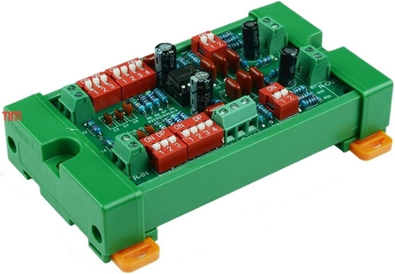 Stereo Phono RIAA Preamplifier Module Board, Preamp,or Amplifier, Terminal Block(with Case)