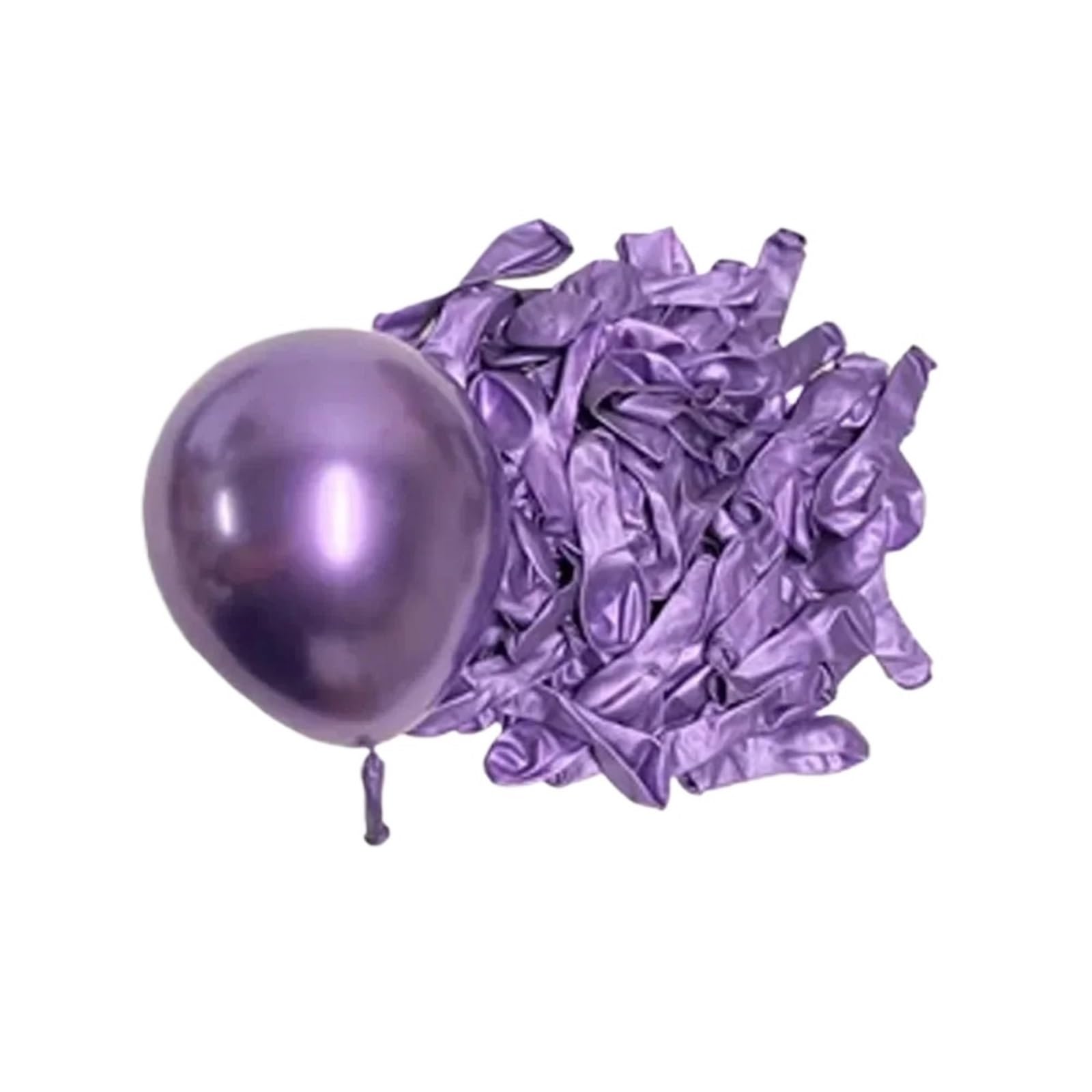 Ballon de mariage bleu chrome brillant de qualité supérieure 20pcs