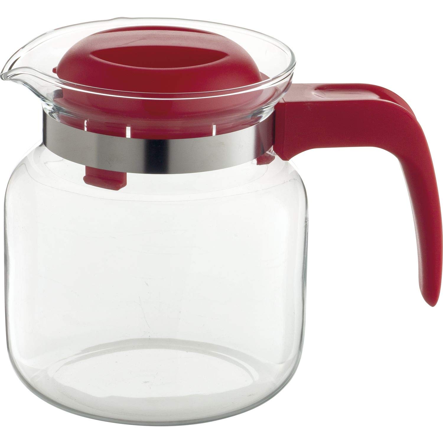 Caraffa Vetro Per Microonde MGE - 650ml, Con Coperchio E Manico - Foto 2