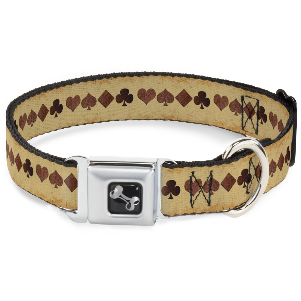 Collier de chien anti-irritation Buckle Down Pierre réglable pour petit chien de 9cm