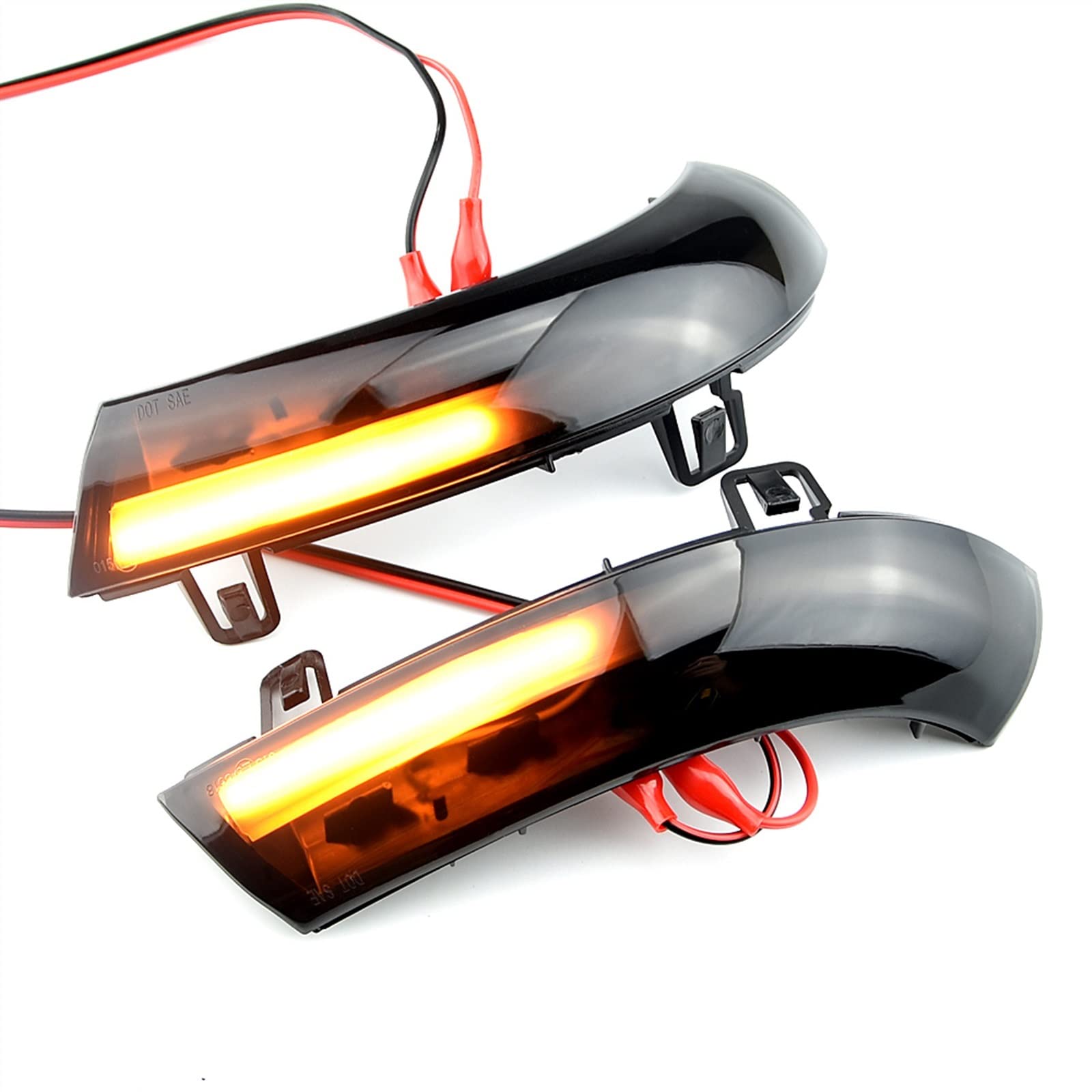Compatible con Skoda para Superb B5 2002 2003 2004 2005 2006 2007 2008 Luz Intermitente De Coche Lámpara Indicadora De Luz Intermitente Secuencial Dinámica Intermitentes Laterales