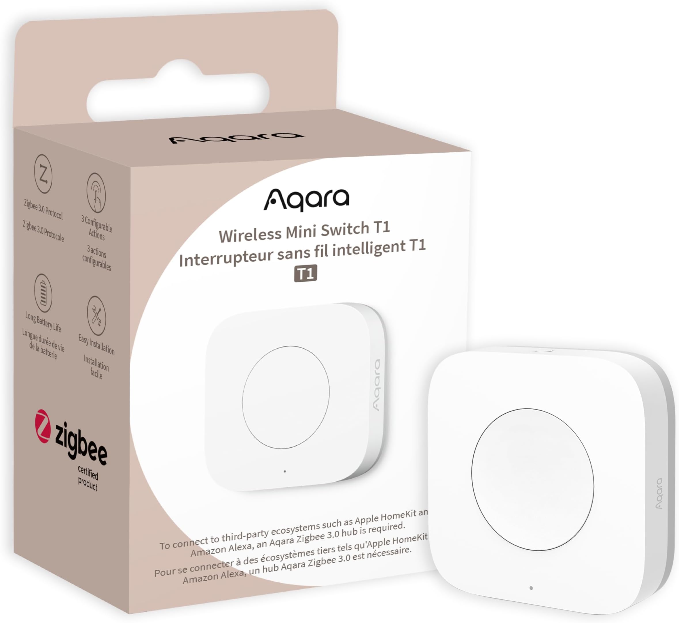 Wireless Mini Switch T1 White