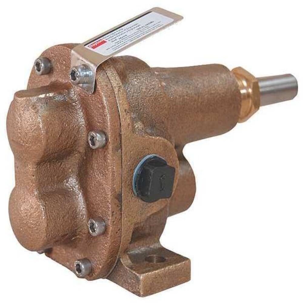 Dayton 4KHH3 Rotary Gear Pump Head, 3/8 In., 1/3 HP