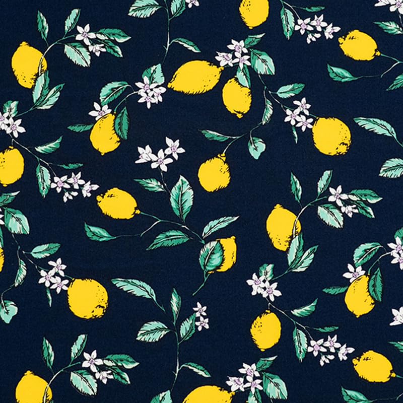 Rose and Hubble Floral Printed Fabric - 45 Inch Wide 100% Cotton Poplin for Dressmaking, Quilting, and Crafting - Soft, Cotton Fabric for Sewing, Apparel, Home Décor, Bag Making (CP0790, 1 Metre)