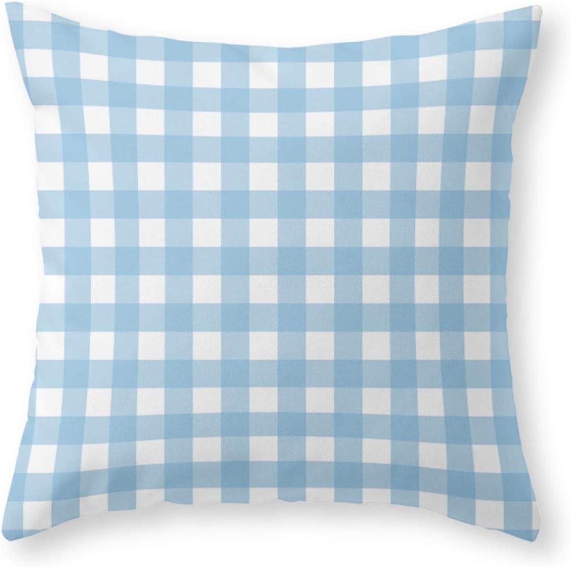 gingham outdoor pillows