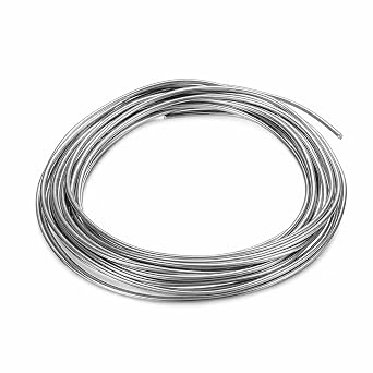 99.99% High Purity Zinc Wire Soft Beading Wire for School Lab Scientific Experiment Zinc Wires Tool Length 1000mm 1mm