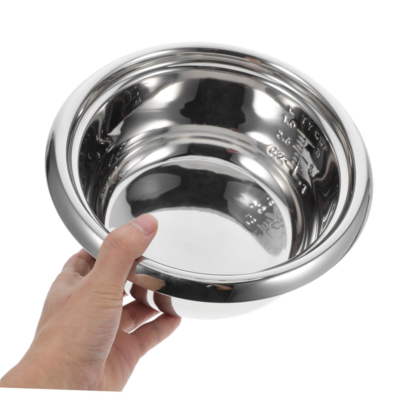 Doublure Pot Cuiseur Riz INOX pour Cuisson Uniforme Non Adhérente Accessoire Cuve Acier Inoxydable Multifonction pour Cuisson Riz Vapeur et Porridge | De Remplacement Pour Cuiseur De Riz Chauffage Uniforme Compatible Avec LéGumes Vapeur Et Porridge
