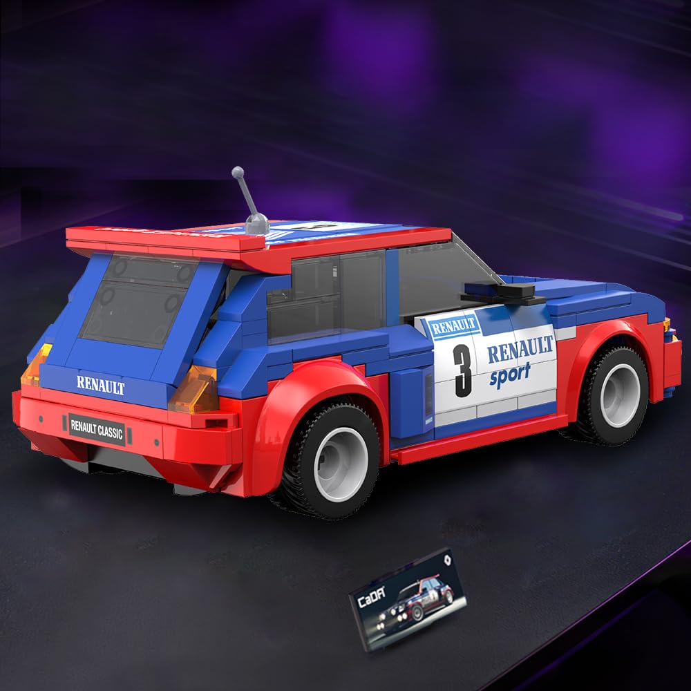 Amazon.com: CaDA C51095W Renault 5 Maxi Turbo RC Building Block