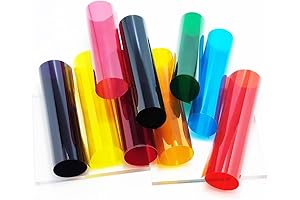 9 Sheets Transparent Decorative Window Film