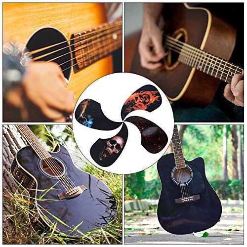 JOPESA 4Pcs Pickguard Guitare, Pickguard Guitare Acoustique Multi Forme Protecteur Pick Guard Accessoires d’instruments… - Les Beatles, Paul McCartney, John Lennon, RIngo Starr, George Harrison JOPESA 4Pcs Pickguard Guitare, Pickguard Guitare Acoustique Multi Forme Protecteur Pick Guard Accessoires d'instruments… – Image 3