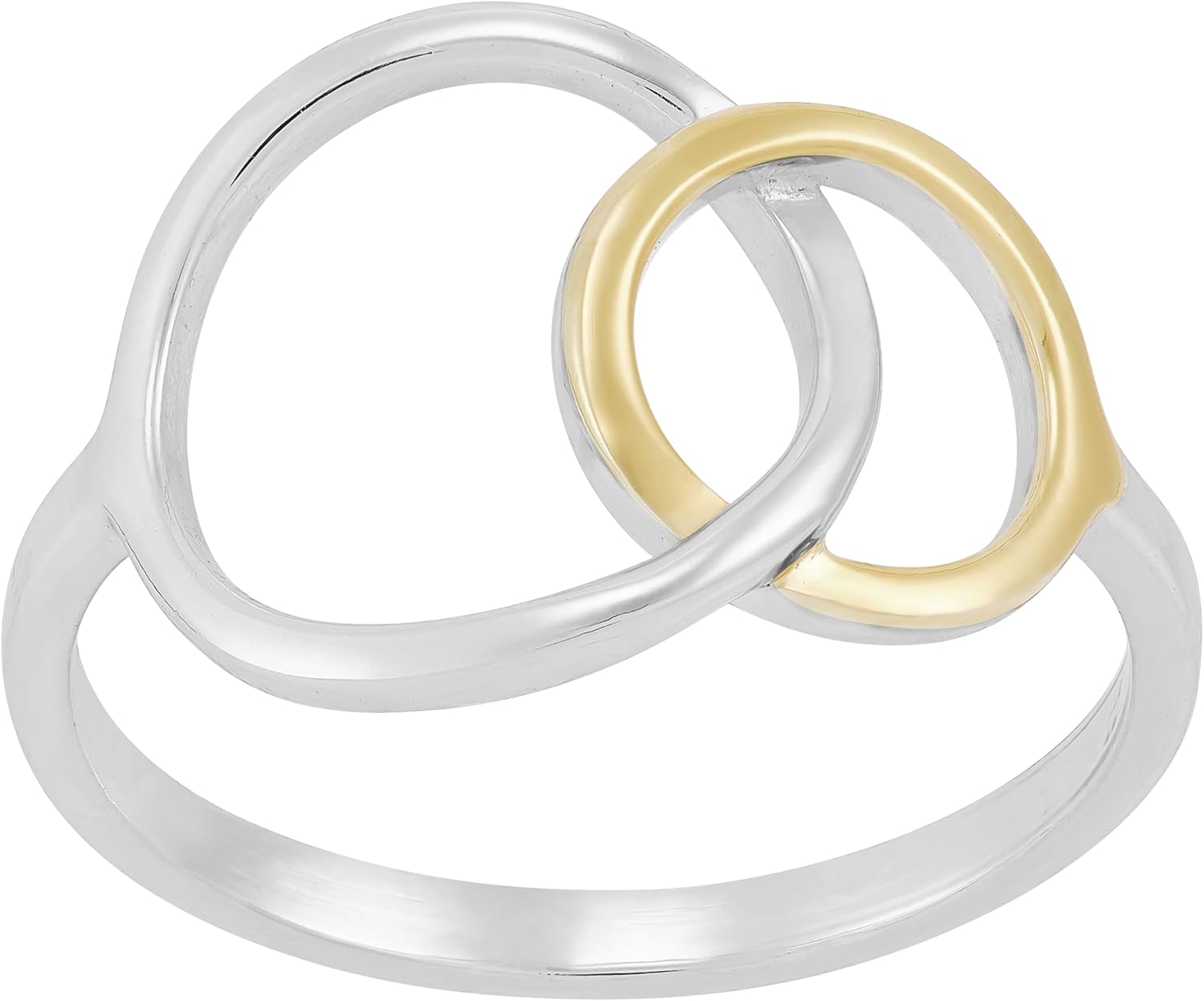 Silpada 'Pagosa' Sterling Silver and 14K Yellow Gold Plating Ring