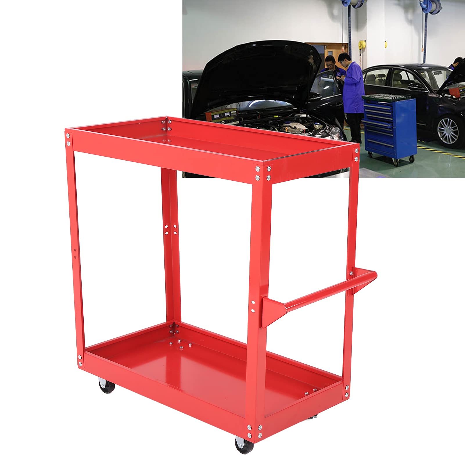Carrello portautensili multiuso mobile arrotolabile per officine e officine, soluzione versatile e facile da spostare