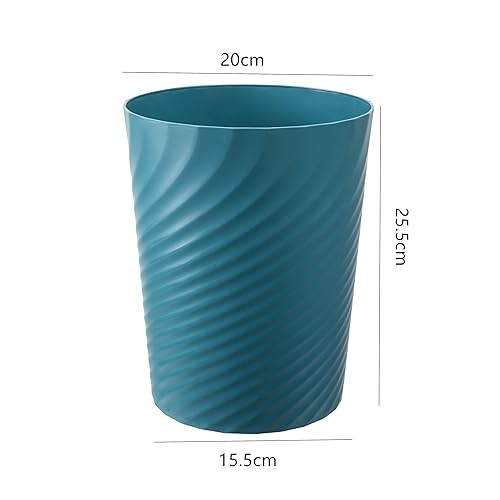 Miniatura 9 de Bote de basura pequeño, cubo de basura de plástico, papelera de reciclaje de basura, cubo de basura redondo para baño, oficina, dormitorio, cocina,