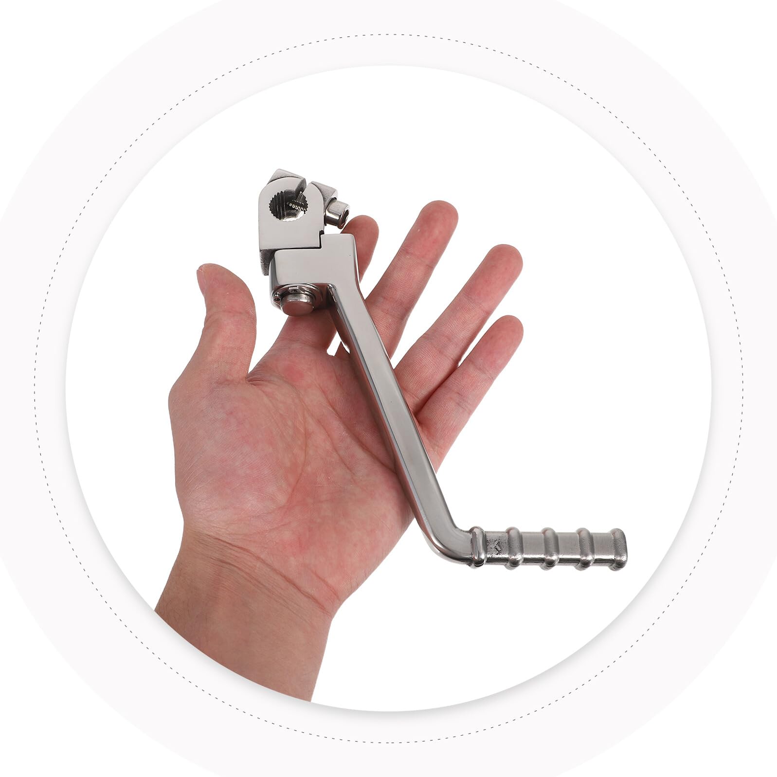 Sosoport Leva Avviamento Moto in Acciaio Inossidabile Pedale Kick Starter per Dirt Bike Lifan Accessorio Robusto e Antiruggine per Moto Fuoristrada