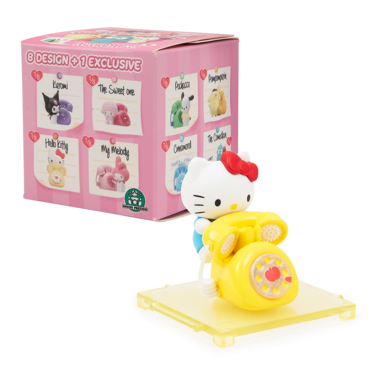 Amazon.co.jp: ハローキティ 1 x 4.5cmフィギュア&アクセサリー 透明
