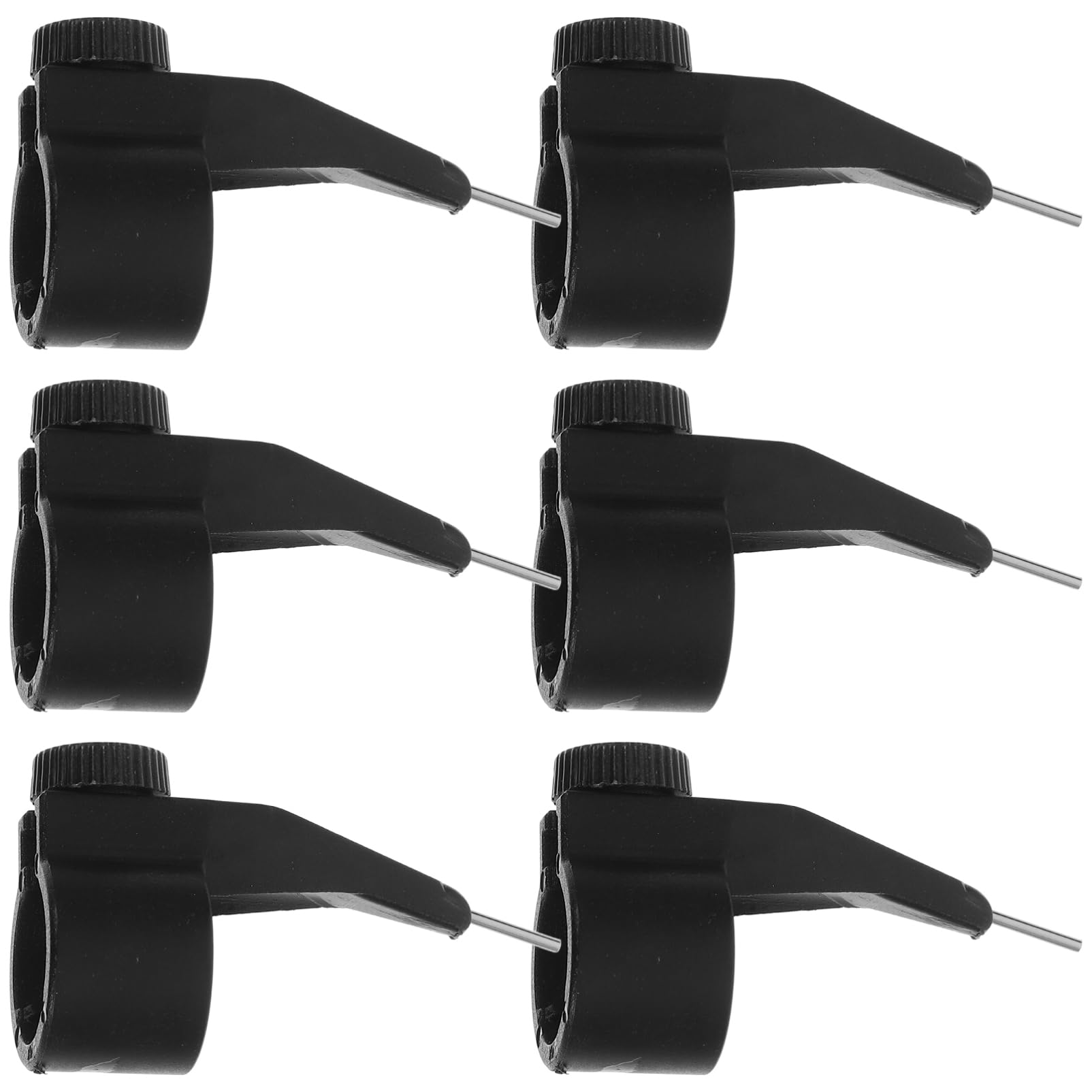 Holibanna 6pc Caulk Glue Nozzle Positioner for Tile Grouting Easy Use Auxiliary Tool Abs Iron Material