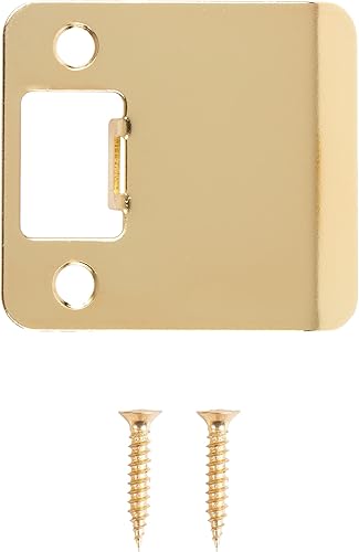 Miniatura 7 de Stone Harbor Hardware Placa de borde extendido de esquina redonda, 2-14 x 2 pulgadas, (2-12 pulgadas de longitud total), cromo pulido