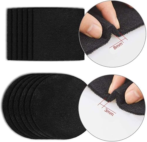 Miniatura 4 de Filtros de compost, 12 unidades, filtros de carbón activado para contenedor de compost de 1/1.3 galones, cubo de compost de cocina, 6 redondos de